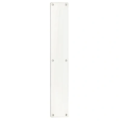 Image of Polished Stainless Steel Finger Plate 450mm x 75mm