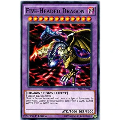 Image of Yu Gi Oh! Five Headed Dragon (MIL1 EN012) Millennium Pack 1 1st Edition Common