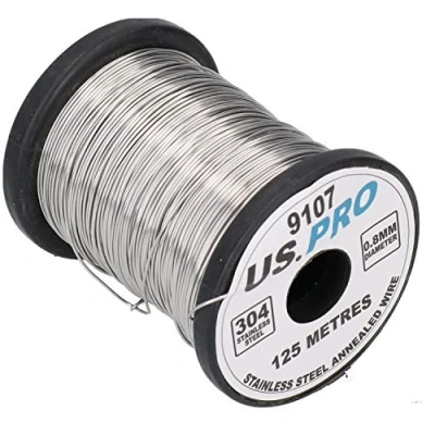 Image of AB Tools US Pro Stainless Steel Lock Wire Lockwire Twist Safety 0.8mm Approx 125 Metres