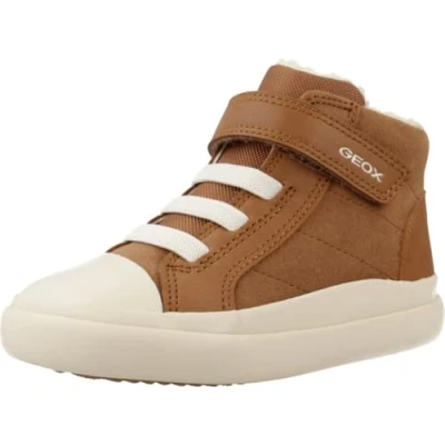 Image of Geox B GISLI BOY Sneaker, Brown, 10 UK Child