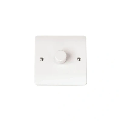 Image of Click Mode 1 Gang 100W 2 Way Polar White Dimmer Switch
