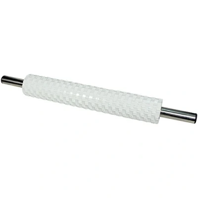 Image of PME Deep Impression Basketweave Rolling Pin 50 cm (20 Inches)