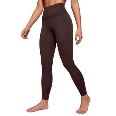 Image of CRZ Yoga Women&#039;s Naked Feeling High Waist Gym Leggings 28 Inches Sports Workout Pants Hot Fudge Brown 12