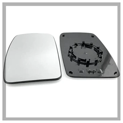 Image of Fits Vauxhall Movano, For 2013 to 2016 Heated Base Convex Wing Mirror LEFT HAND ( UK Passenger Side )