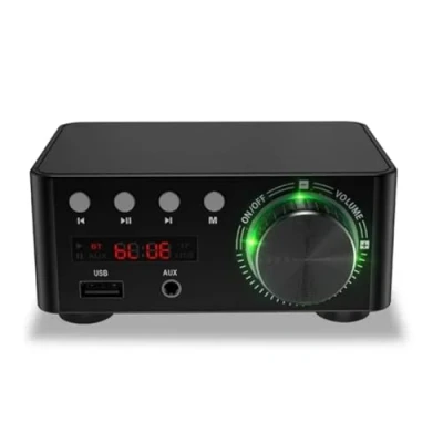 Image of CENMEN 50W + 100W Bluetooth 5.0 Amplifier Digital Audio Power Amp Class D USB AUX TF Home Theater HiFi Stereo Black