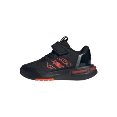 Image of adidas Performance Marvel Spidey Racer Unisex Walking trainers for kids, Size: 2, core black solar red Textile/synthetics