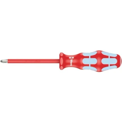 Image of Wera 05022734001 PH2 x 100 mm 3162i PH VDE Insulated Phillips Screwdriver Silver