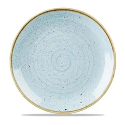 Image of Churchill Stonecast Round Coupe Plate Duck Egg Blue 288mm (Pack of 12)