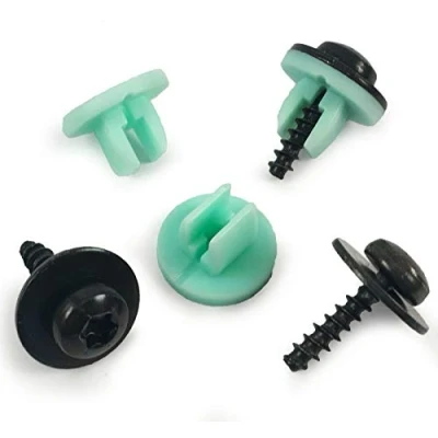 Image of 20 Pack (20 each) Wheel Arch Splash Guard Side Skirt Screw Grommet Kit Trim Clips &amp; Screws OEM No. W708591S424 1449533 N90786701