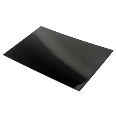 Image of Alnicov 3 Ply Pickguard Material Blank Pick Guard Scratch Plate Sheet Custom 440x290x2.2mm Black