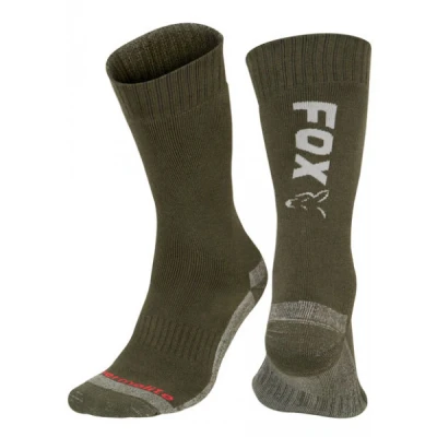 Image of FOX Green/Silver Thermolite long sock 10 13 (Eu 44 47)