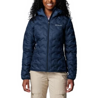 Image of Columbia Delta RIDGE II Hooded Jacket Down jacket, Women&#039;s, Size: Small, Collegiate navy