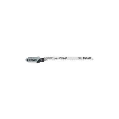Image of Bosch 5x T 101 AO Clean for Wood Jigsaw Blade (for Softwood, Plywood, Length 83 mm, Professional Accessory Jigsaw)