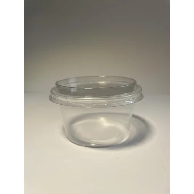 Image of 100pk 4oz Plastic Cups and lids (1)