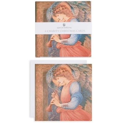 Image of Pack Of 6 Hark The Herald Angel Charity Christmas Cards Multiple Charities