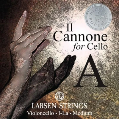 Image of Larsen IL Cannone Cello Strings A Steel Direct &amp; Focused