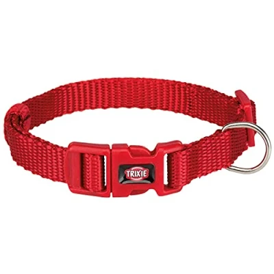 Image of Trixie Premium Dog Collar, 22 35 x 10 mm, Red