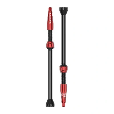 Image of Lezyne Unisex Adult Tubeless Valve CNC, Red, 80 mm