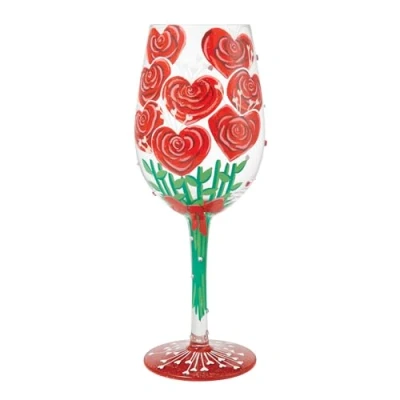 Image of Lolita Valentine&#039;s Bouquet Wg Drinking Glasses