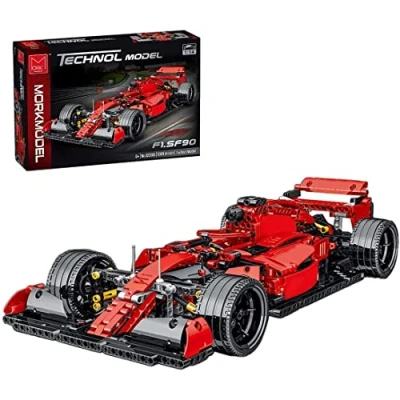 Image of Technology Formla F1 Car Model, Sports Model Kit, 1099Pcs 1:14 Racing Building Set Supercar Kits Vehicle Construction Toys, Collectible Vehicl Toy for Adults and Kids