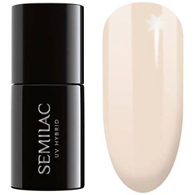 Image of 584 Semilac UV Nail Polish Just Nude 5 ml