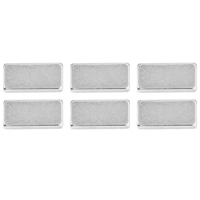 Image of Connex DY7100008 Magnetic Square x Neodymium Magnets (Pack of 6) (2 1 0.3 cm