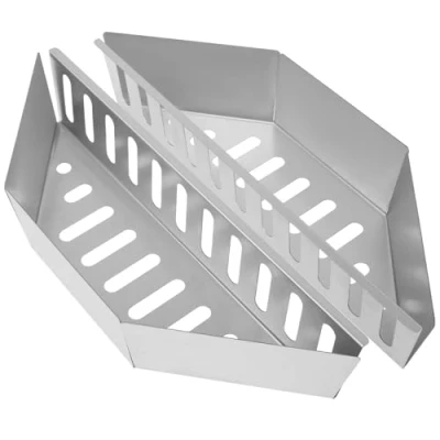 Image of 2pcs BBQ Grill Charcoal Baskets Steel Briquette Basket Holders for Barbeque Grilling Fuel Holder Heavy Duty Char Heat Resistance