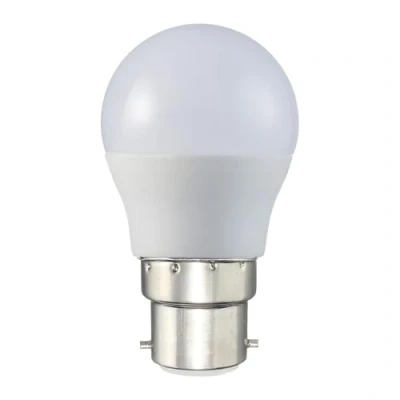 Image of Bright Source Non Dimmable Opal Frosted LED Golf Ball Bulb, 4.8W, 470lm, B22 Bayonet, 4000K Cool White