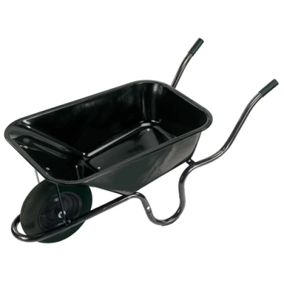 Image of Draper Metal Tray Contractors Wheelbarrow, 85L