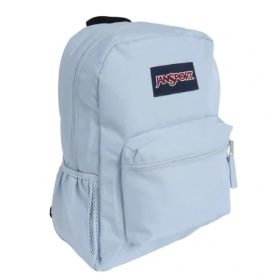 Image of JANSPORT Cross Town Backpack Class, Travel, or Work Bag with Water Bottle Pocket, Blue Dusk, One Size, Daypack Backpacks