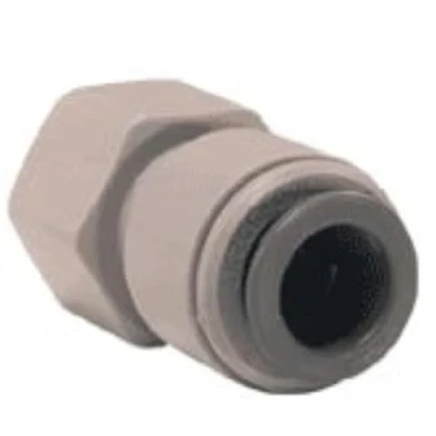 Image of John Guest Female Adaptor 3/8 inch Tube OD x 1/4 FFL Thread (one supplied)