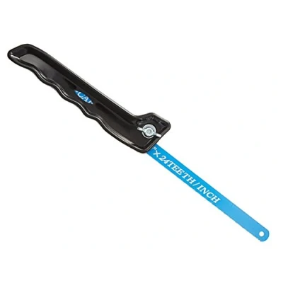 Image of ENGINEER tz 02 Handy Handheld Saw (Hacksaw Blade Fitted into a Plastic Handle), Black/Blue