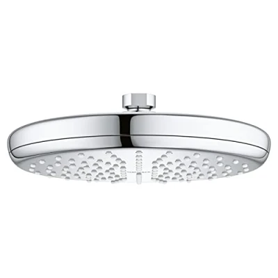 Image of GROHE Vitalio Start 210 Head Shower (Rain Spray, Water Saving 9.5 l/min Flow Limiter, Easy to Fit and Clean, Anti Limescale System, High Pressure Min. 1.0 Bar), Size mm, Chrome, 26415000