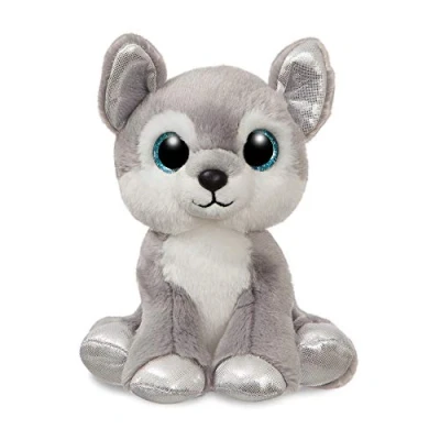 Image of Aurora, 61202, Sparkle Tales, Aspen The Husky Dog, Soft Toy, 7In, Grey and White