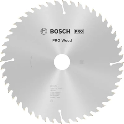 Image of Bosch 1x PRO Wood Circular Saw Blade for Corded Hand Held Saws (for Softwood, Hardwood, Ø mm, Professional Accessory Saw)