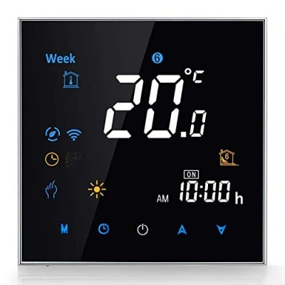 Image of Smart WiFi Thermostat Compatible with Alexa Google Home IFTTT Programmable Wireless Thermostats for Electric Heating,Remote Control Digital Temperature Controller, Underfloor Heating 16A