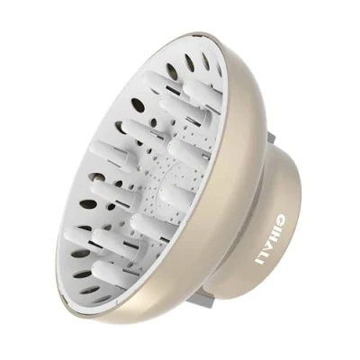 Image of GIHALI Universal Hair Diffuser &quot;Newly Upgraded Strong Holding&quot; Adaptable for Dryers with D 4.4cm to 6.6cm Curly or Wavy (Gold)