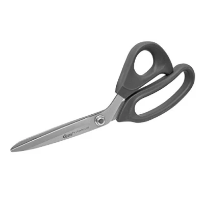 Image of Clauss 18080 9 Inch Titanium Bonded Ultra Flex Bent Shear Grey