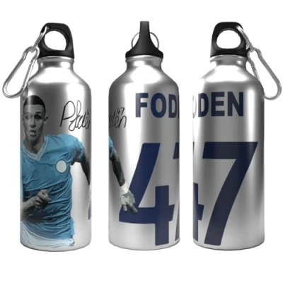 Image of Partisan City Bottle Foden 2 Lid Aluminium 750ml Silver