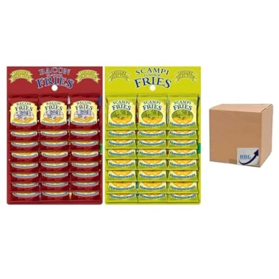 Image of Smith&#039;s Savoury Selection Bacon FRIES 24 X 24g Pub Card/Scampi 27g (BACON &amp; SCAMPI FRIES)
