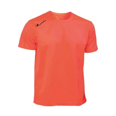 Image of Asioka 75/09 Unisex Adult Short Sleeve T Shirt Neon Orange Black