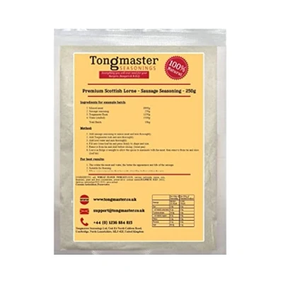 Image of Tongmaster Premium Scottish Lorne Sausage Seasoning 250 g (Pack of 2)