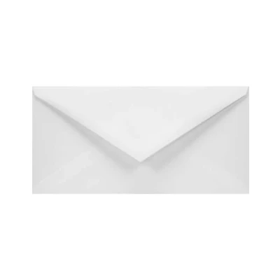 Image of Netuno 25 White Long envelopes DL 110x220mm 120g Materica Gesso Ecological Multicolour Elegant Coloured Recycled for Wedding Birthday Christmas Greeting Cards
