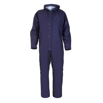 Image of Salesbury Hydrosoft Waterproof Coverall Navy Blue XL
