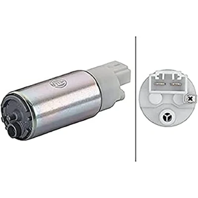 Image of 09120218, 815037 Fuel Pump HELLA 8TF 358 106 561 Electric without gasket/seal VAUXHALL: Tigra Mk1 Coupe, Astra Mk4 Vectra CC