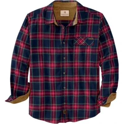 Image of Legendary Whitetails Buck Camp Flannels, Tartan Red Plaid, XXX Large Tall