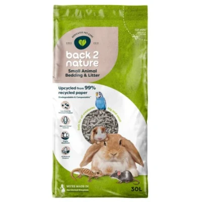 Image of Back To Nature Small Animal Bedding and Litter 30L