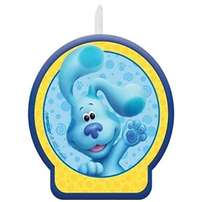 Image of Amscan 9913274 Blue&#039;S Clues Birthday Candle