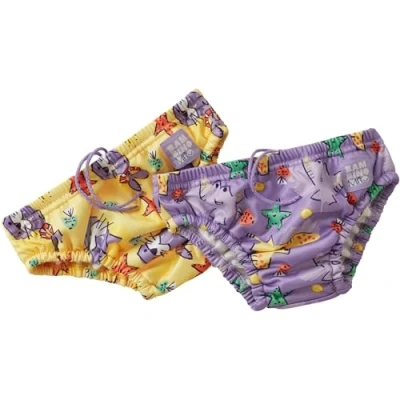 Image of Bambino Mio, Revolutionary Reusable Swim Nappy Pants for Babies and Toddlers, Boys Girls, Flip, Pack of 2, 2 3 Years