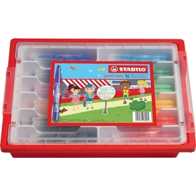 Image of Extra Thick Fibre Tip Pen STABILO power max Classpack of 96 Assorted Colours